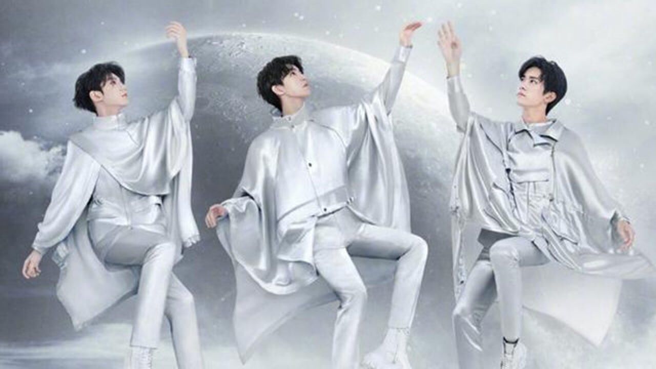 tfboys七周年演唱会主视觉海报王源王俊凯易烊千玺合体同晒照