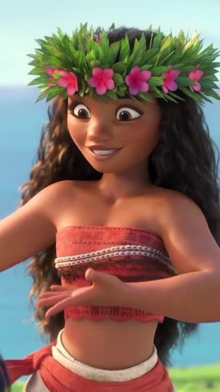 勇敢的甩发黑妹不接受反驳海洋奇缘莫阿娜公主