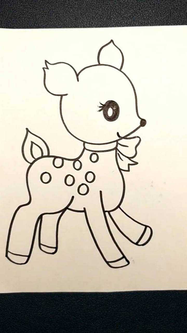 可爱的小鹿想不想学呢