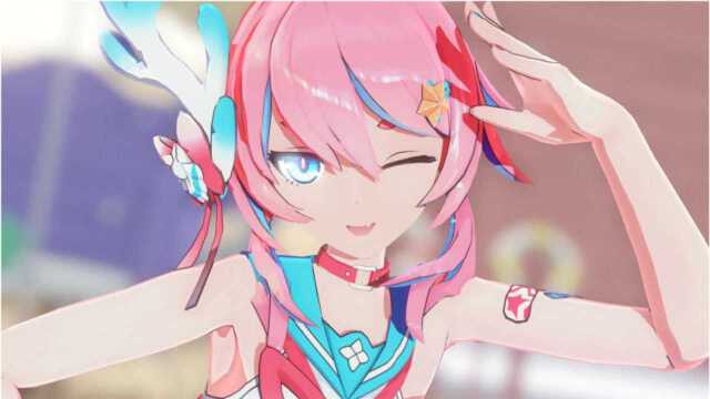 崩坏3MMD:罗莎莉亚穿着泳装闪亮登场