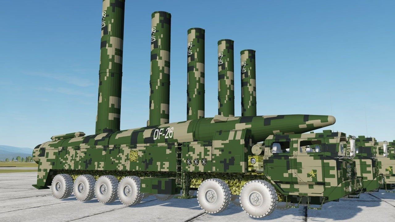 发射"东风26"弹道导弹,远程打击高原哨所,场面壮观:动画模拟_高清1080