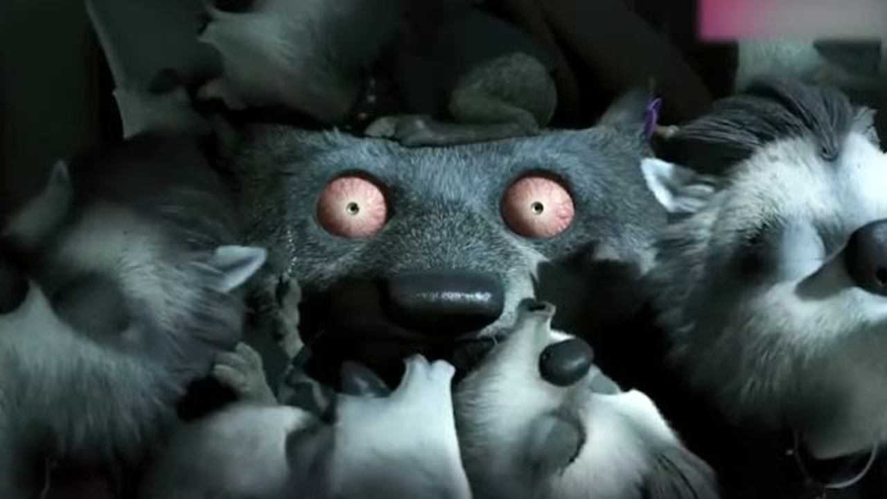 精灵旅社狼人夫妇生了一堆孩子分工明确妻子负责生丈夫负责带