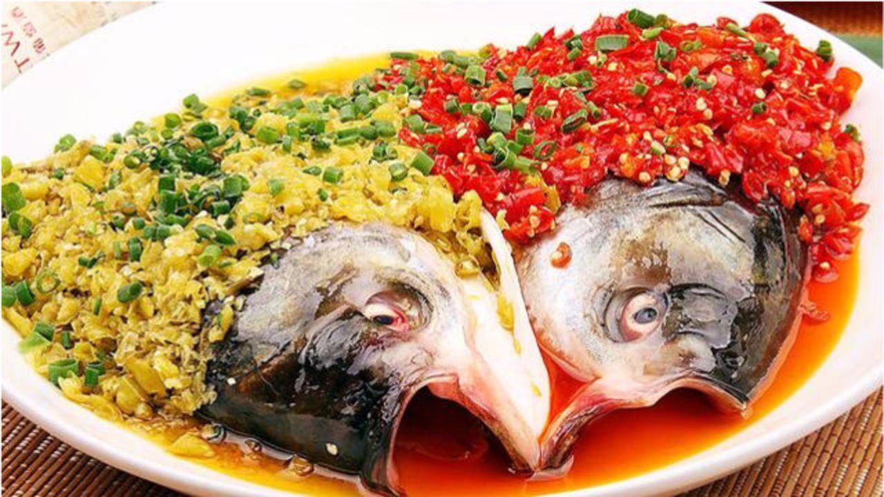 教你双椒鱼头的家常做法香辣爽口开胃下饭味道不输饭店