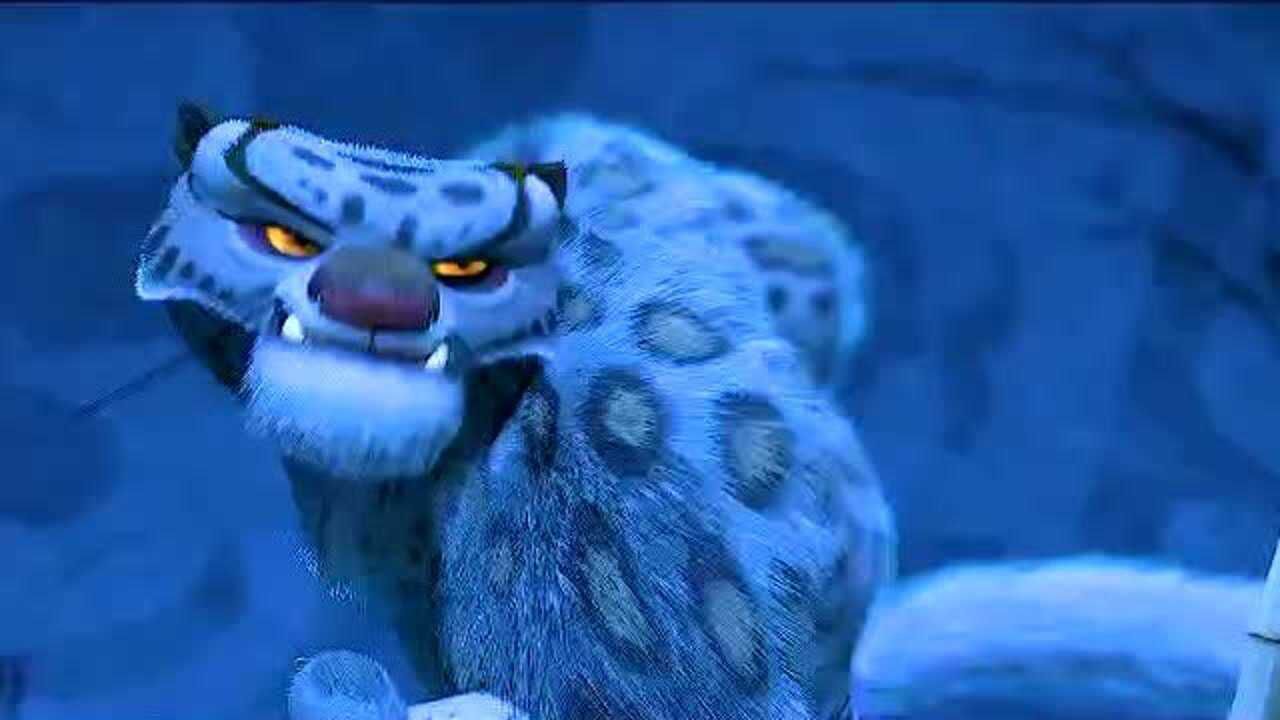 功夫熊猫太郎凭借羽毛破牢而出阿宝看样子要遭殃了