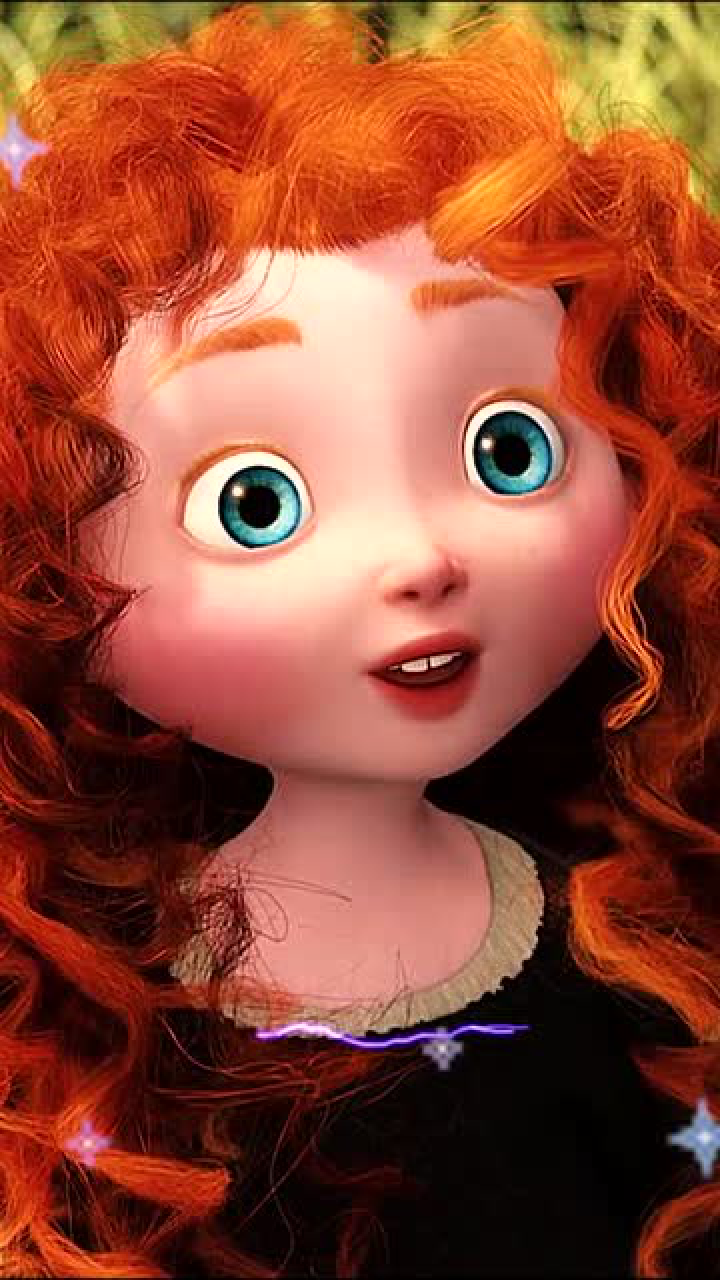 大眼睛,卷毛橙,骑马射箭,任性不羁梅莉达