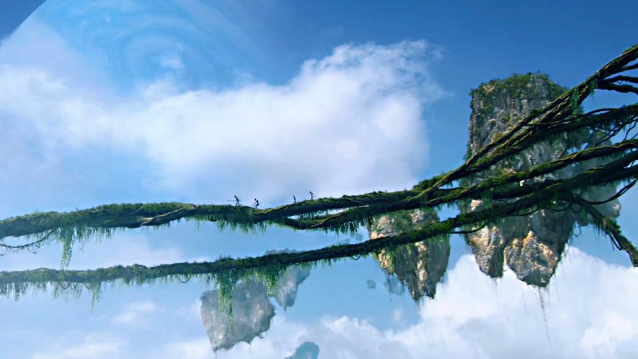 电影《阿凡达》的场景如仙境一般,真是让我看完还想看