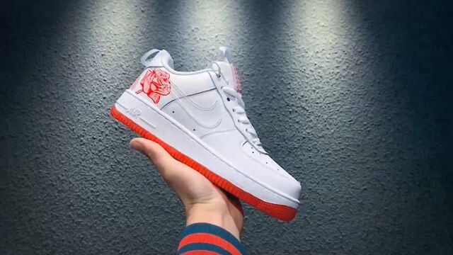 Nike Air Force 1 Satin “Rose”“白红玫瑰”