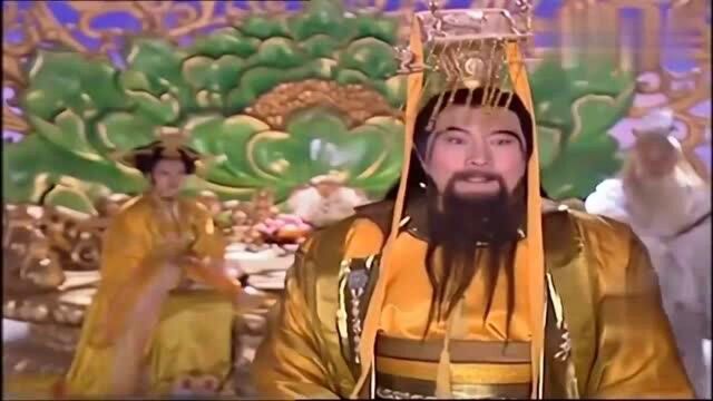 权神让沉香当玉皇大帝,玉帝听了吓得不行,尴尬!