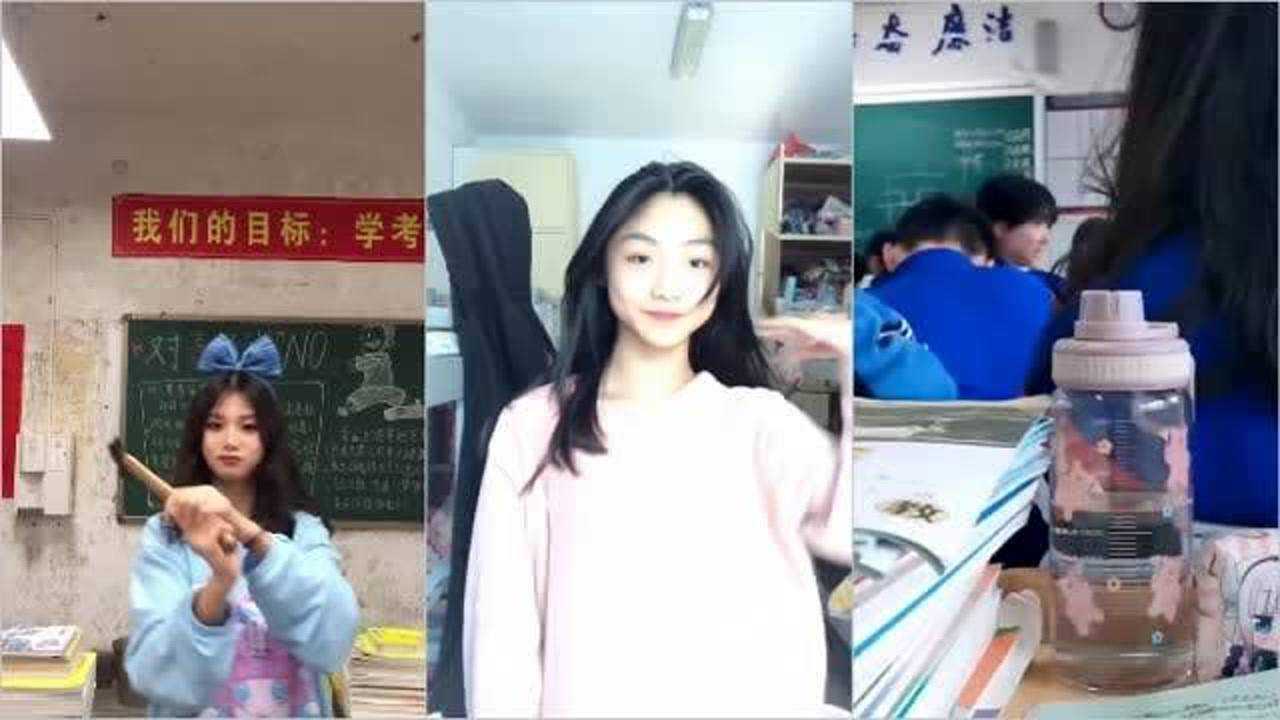 高颜值初中生合集，个个都是美女，仙气十足！_腾讯视频