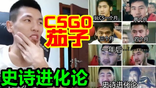 DNF宝哥看茄子外貌进化图,大呼:打CS能打成这样?