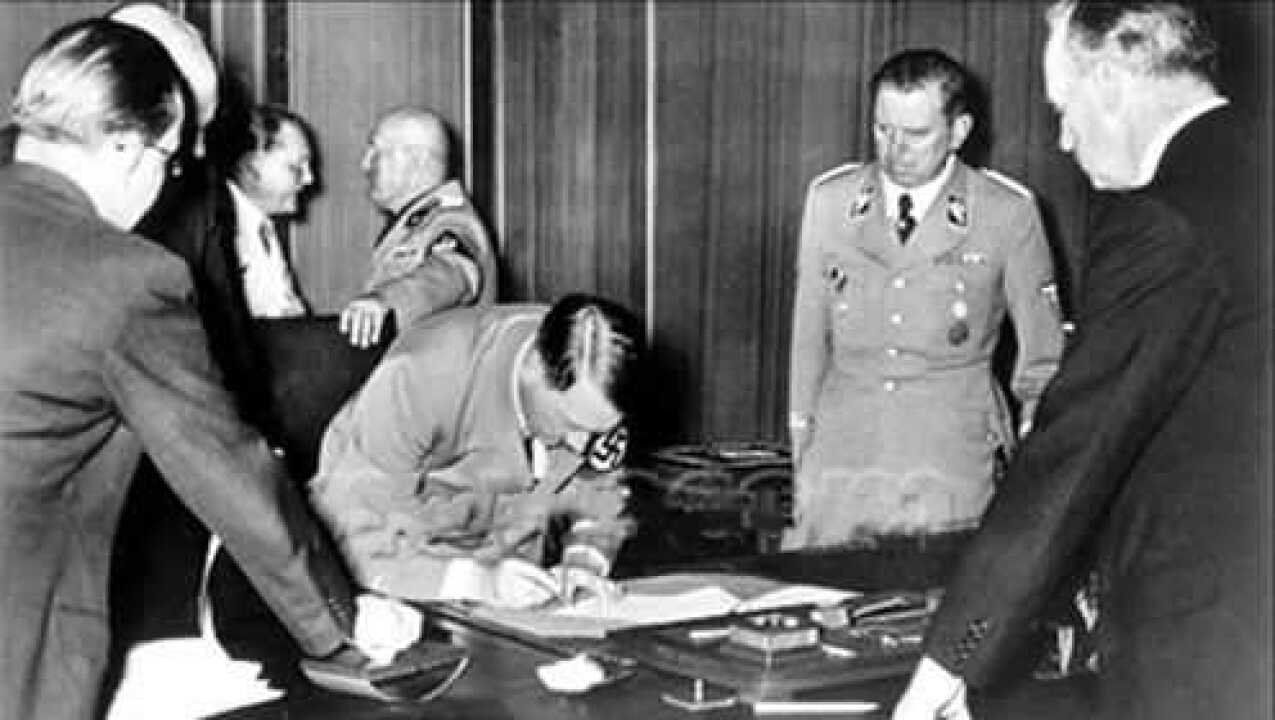 El Pacto De Munich 1938 Comentario De Texto