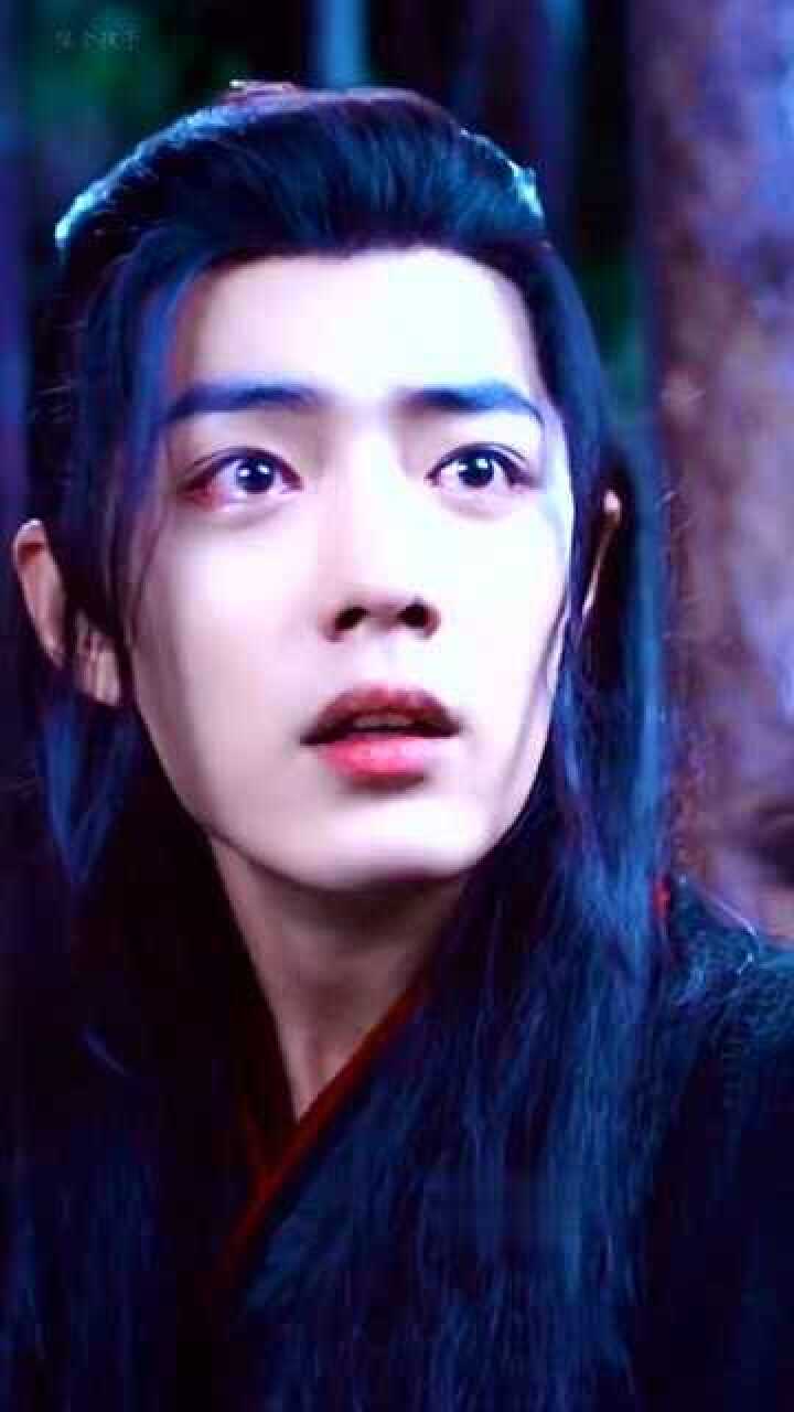 流泪的魏无羡像个让人心疼的孩子