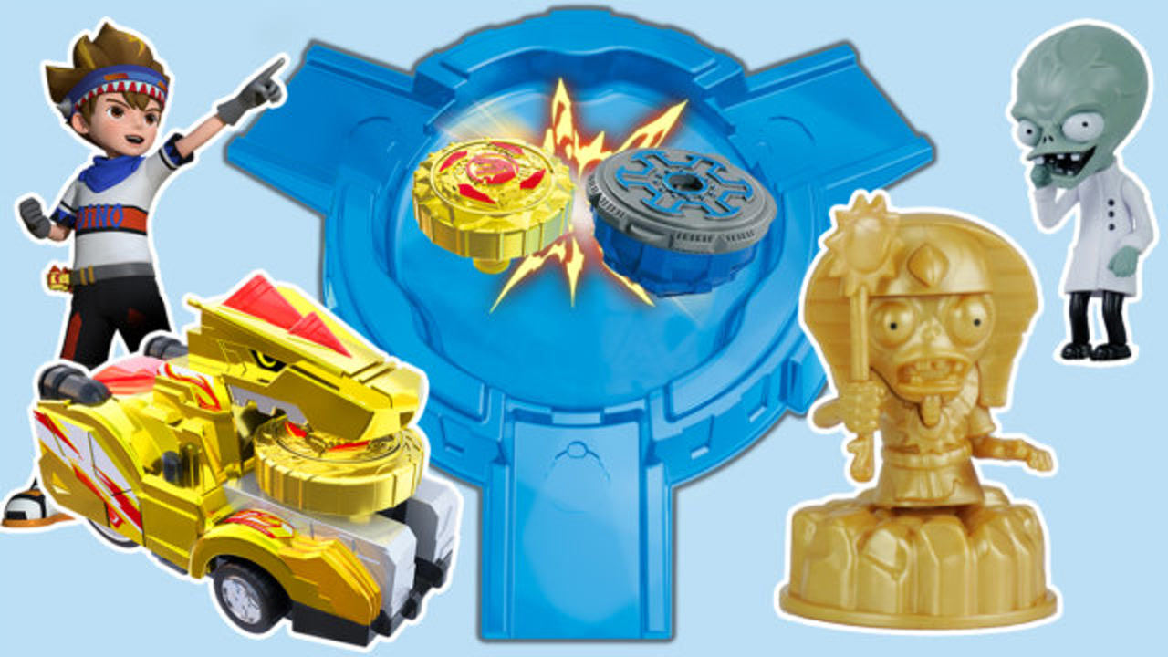 黄金霸王龙陀螺战车 大战 黄金僵尸陀螺 戴夫竟然想叛变