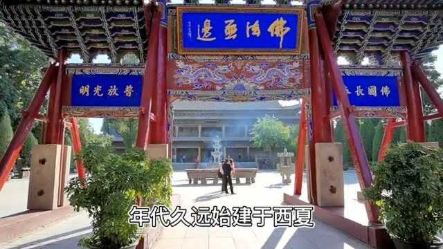 张掖的中国室内最大千年卧佛,大佛寺景区还不收香火钱一心修行