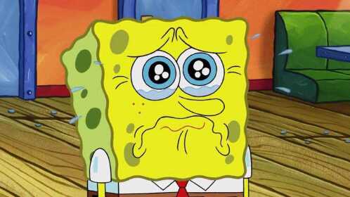 海绵宝宝好可悲,除了蟹堡他做不出任何美味,难过的泪水井喷了