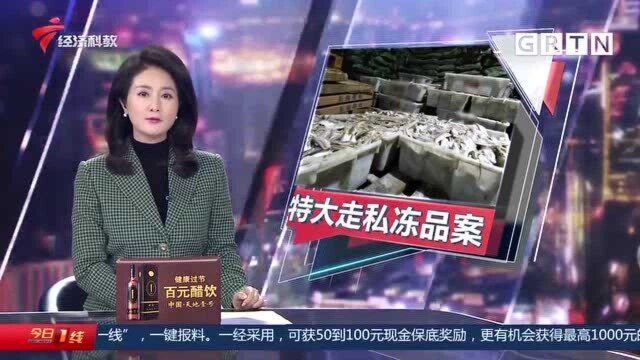 特大走私冻品案告破 查获走私冻品430吨 东莞民警有提醒