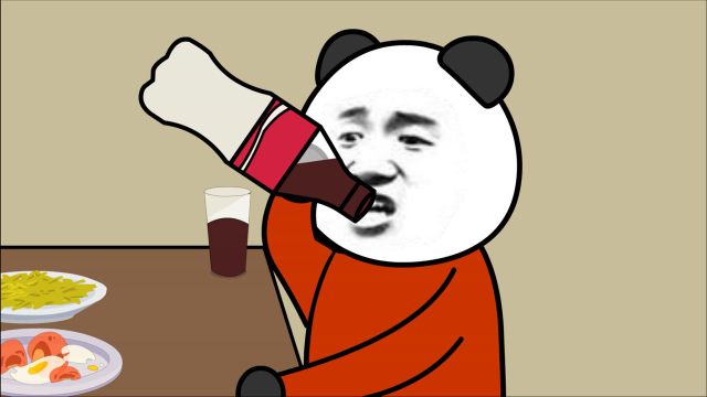 我有一好哥们肚子吃坏了还硬要喝可乐没想到却发生了这样的事情