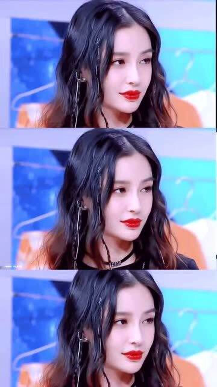 她叫杨颖她的应援色是粉色她喜欢黑色她的粉丝名是杨家将