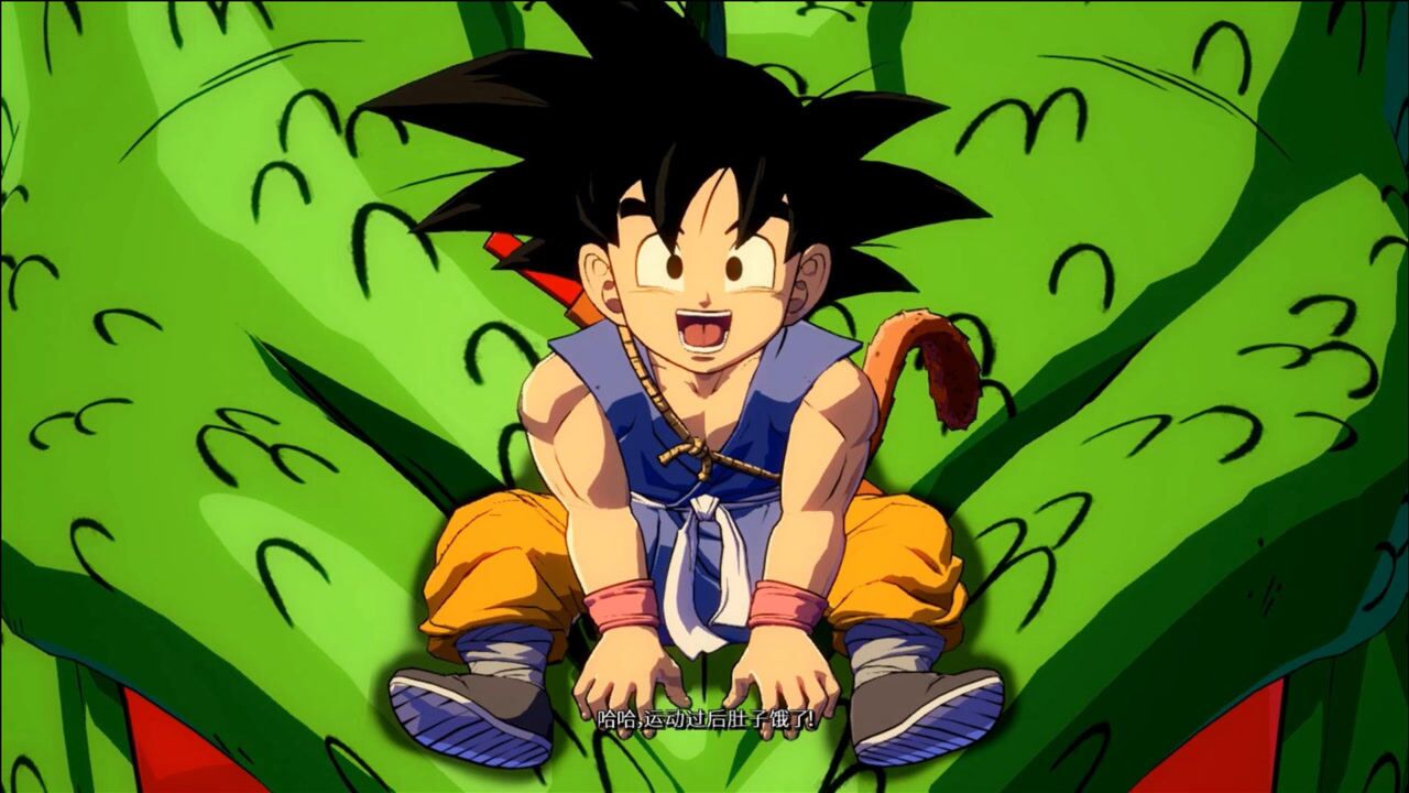 七龙珠:gt孙悟空vs幽灵悟天克斯,最后骑着神龙离开了