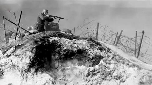 二战电影：盟军部队从峭壁攀上悬崖，德军部队被打个措手不及