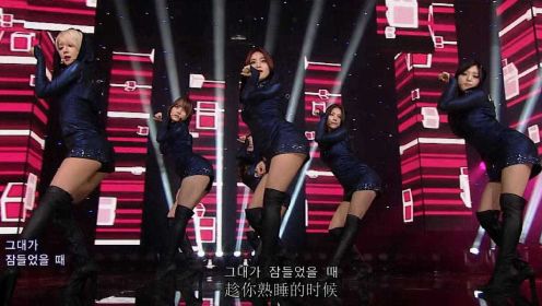 为你摘下一朵玫瑰花！AOA《Like A Cat》现场版 中韩双字