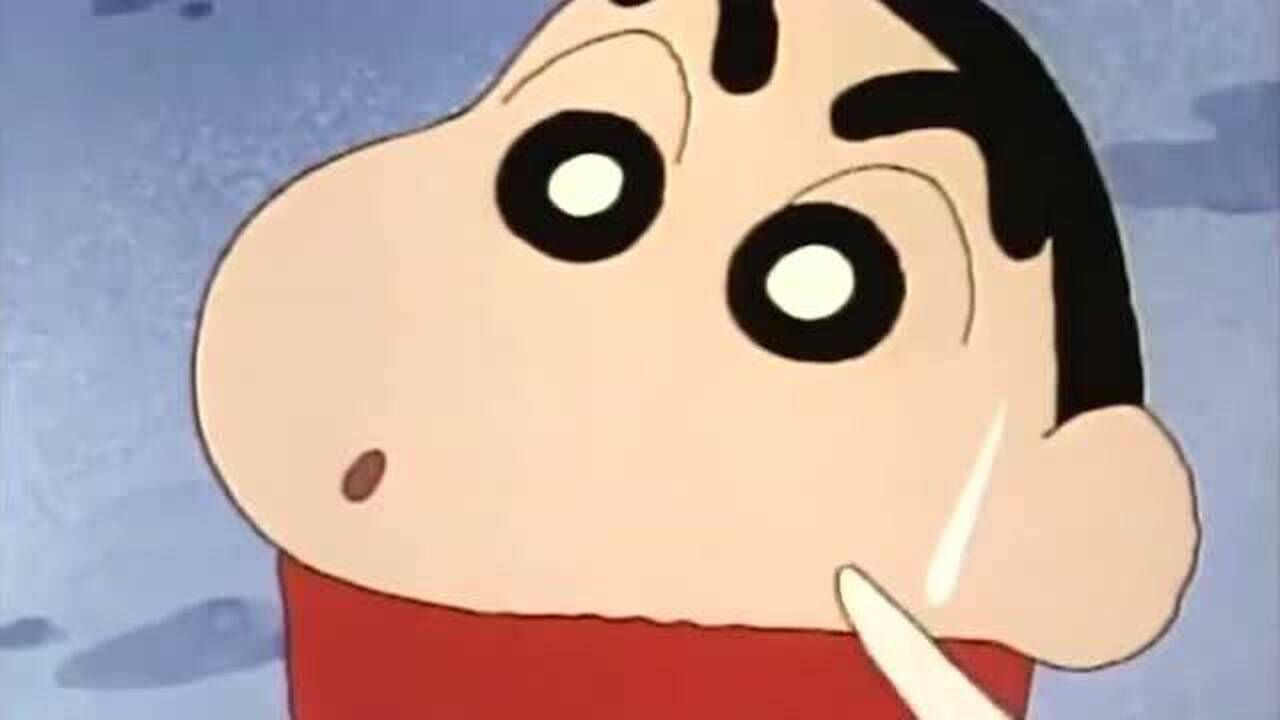 蜡笔小新第一次见娜娜子姐姐,脸红害羞表情超好笑_腾讯视频