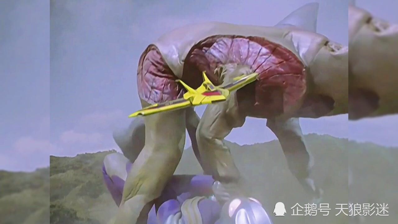 迪迦奥特曼大战雷丘兰星人这个怪兽太狡猾了