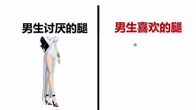 男女最喜欢的“美女腿”长啥样?大神画的太形象了