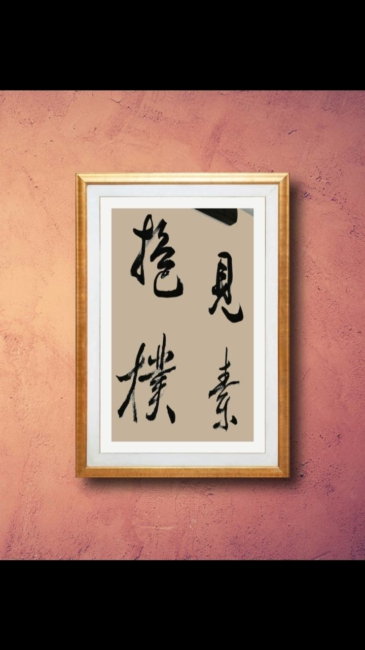 见素抱朴,道德经句