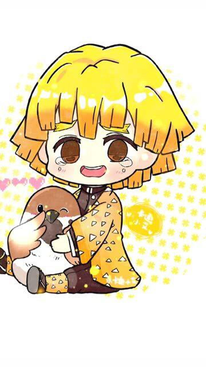 鬼灭之刃q版善逸简笔画萌萌鬼灭