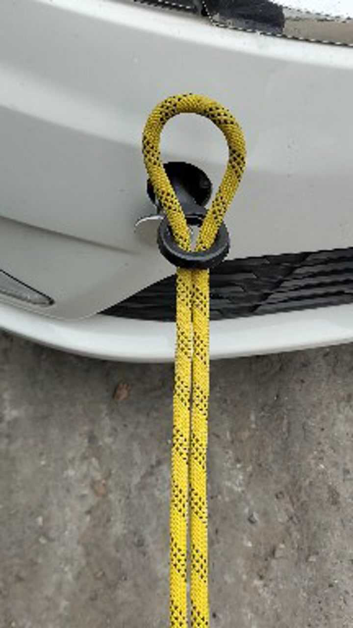 拖车绳正确的打结方法