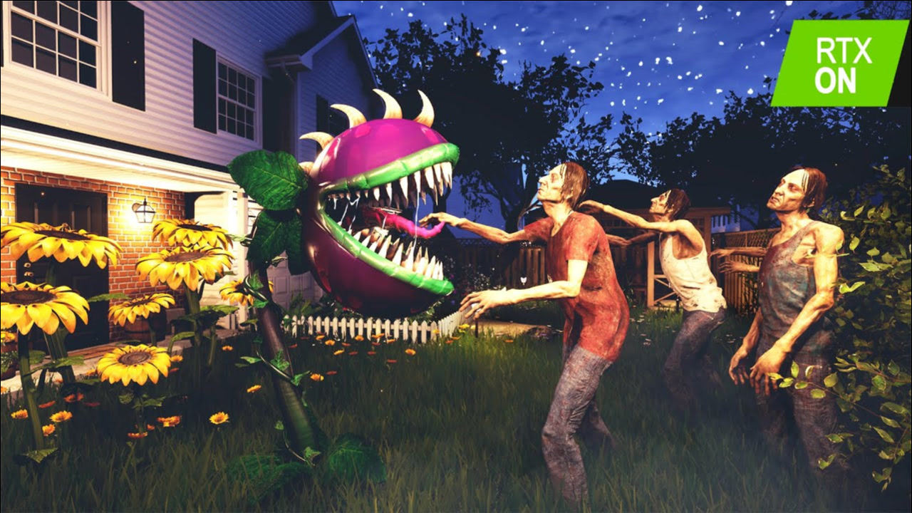 3d植物大战僵尸:超真实植物僵尸来袭!我的显卡在燃烧!小格解说