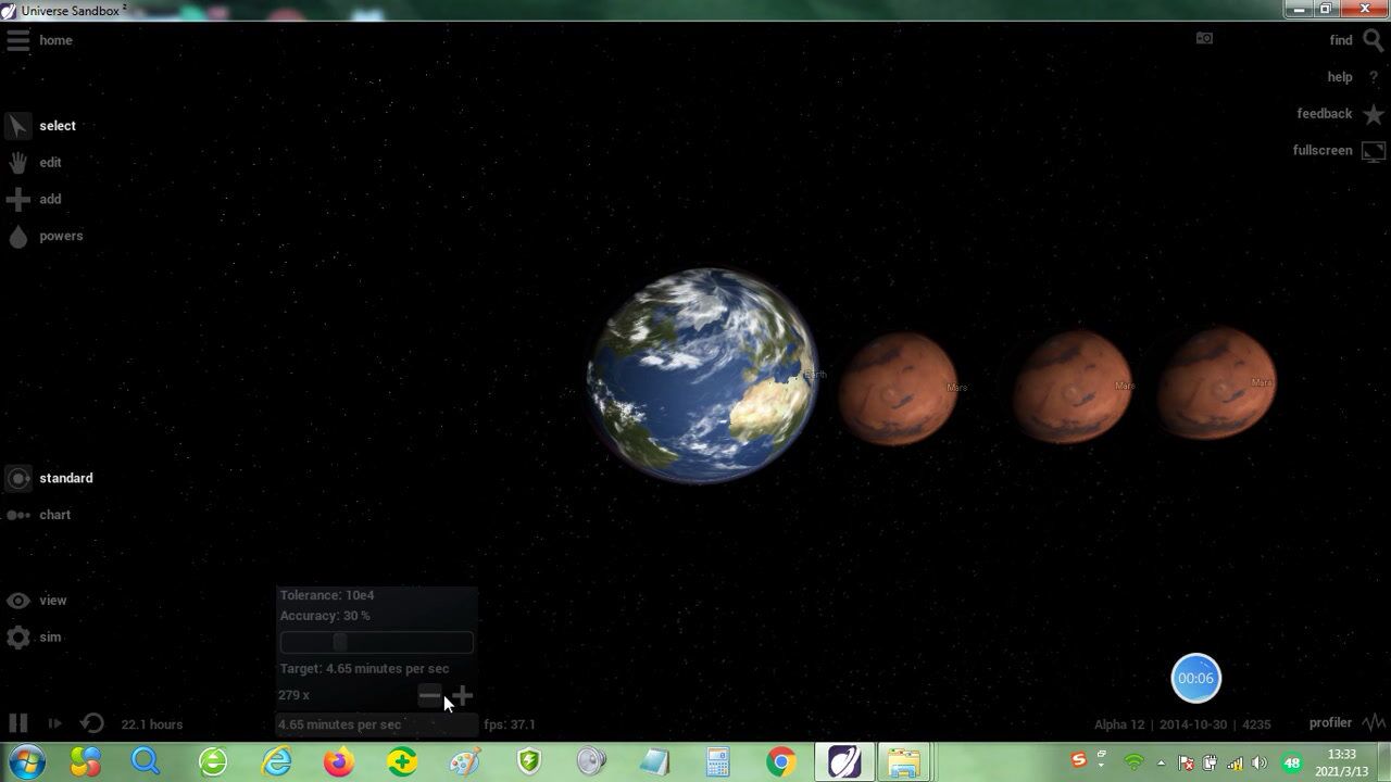 宇宙沙盘2:三个火星撞击地球