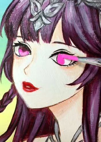 五年后的小舞,画的不好,但也需要你们的抱抱