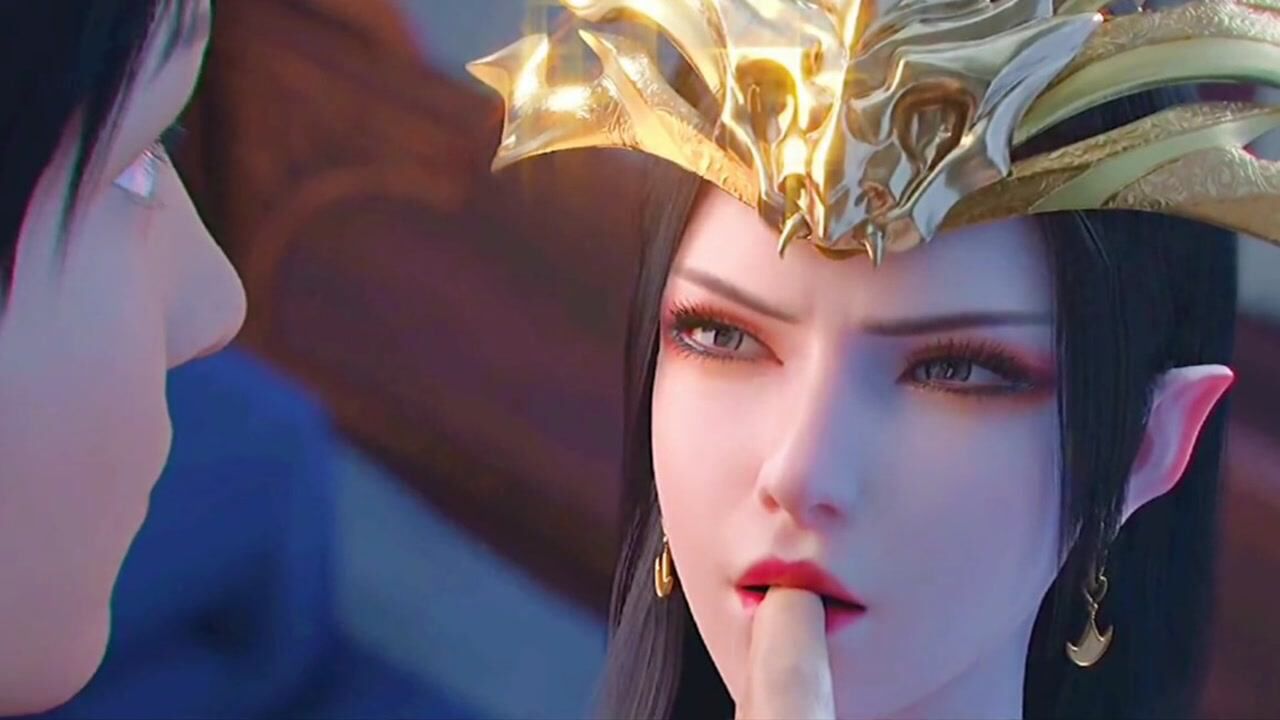 斗破苍穹美杜莎第一次苏醒就咬了萧炎的手指
