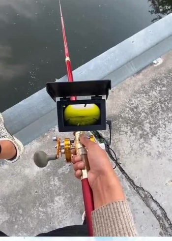 可视钓鱼锚竿看鱼就钩水中乐趣多效率非常高