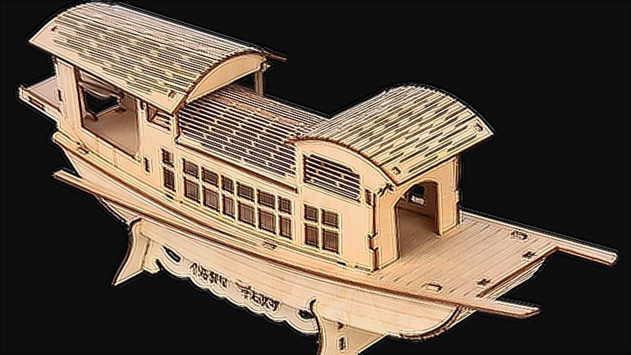 南湖红船第一版拼装视频