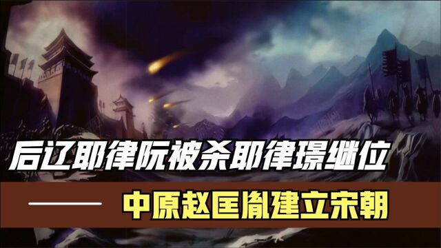 后辽耶律阮死后耶律璟继位,中原赵匡胤建立宋朝开始统一之路