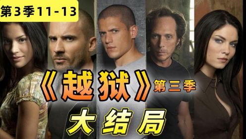 高能反转！尔虞我诈堪称监狱版权游，《越狱》第三季大结局11-13 #6月鹅叔放映厅#