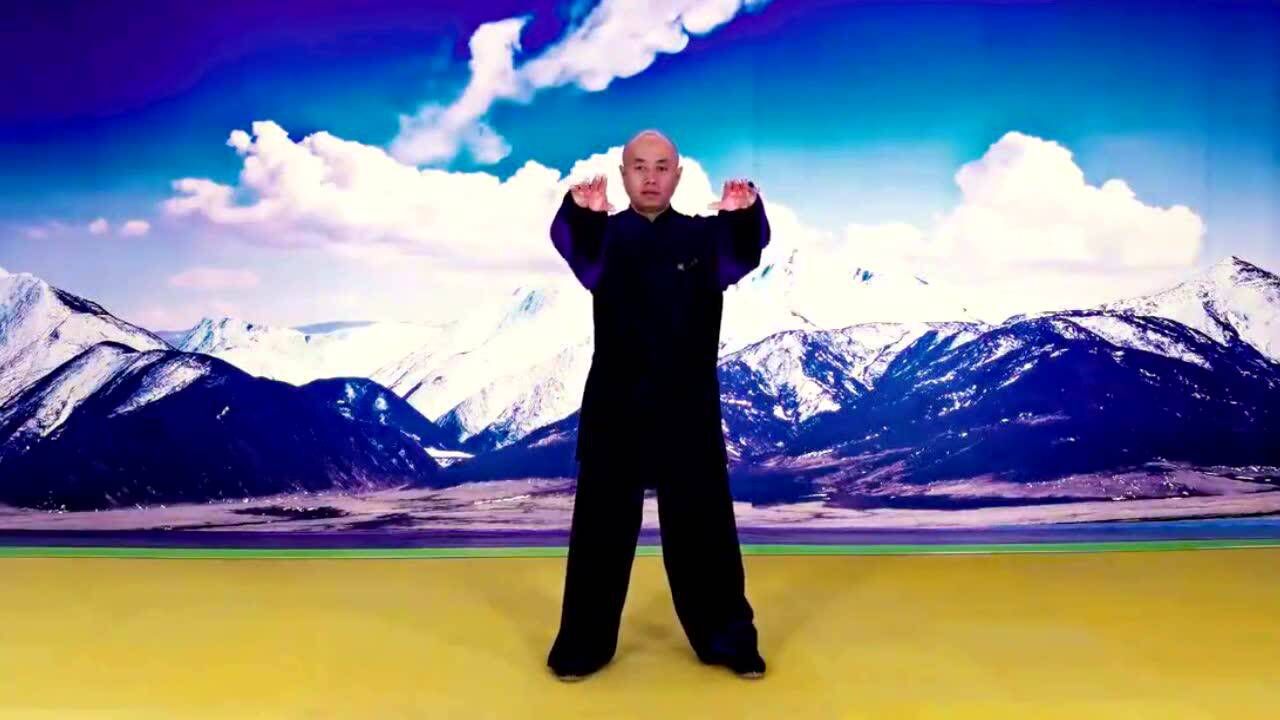 太极拳入门拳法 二十四演练释延弘