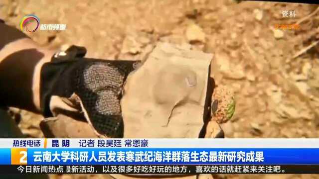 寒武纪海洋群落生态最新研究成果出炉