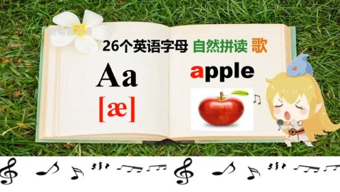 26个英语字母"自然拼读歌"