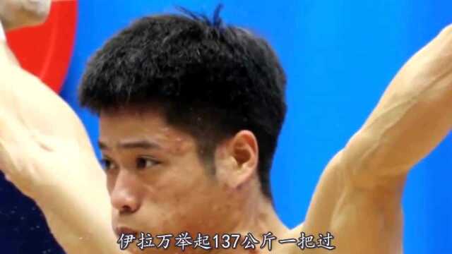 李发彬金鸡独立照样举起166公斤,中国第五金!东京奥运会李发彬成男举破记录王 亚锦赛曾1把就锁定三冠举重!