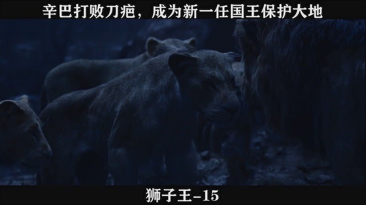 狮子王-15,辛巴打败刀疤，成为新一任国王保护大地_高清1080P在线观看平台_腾讯视频