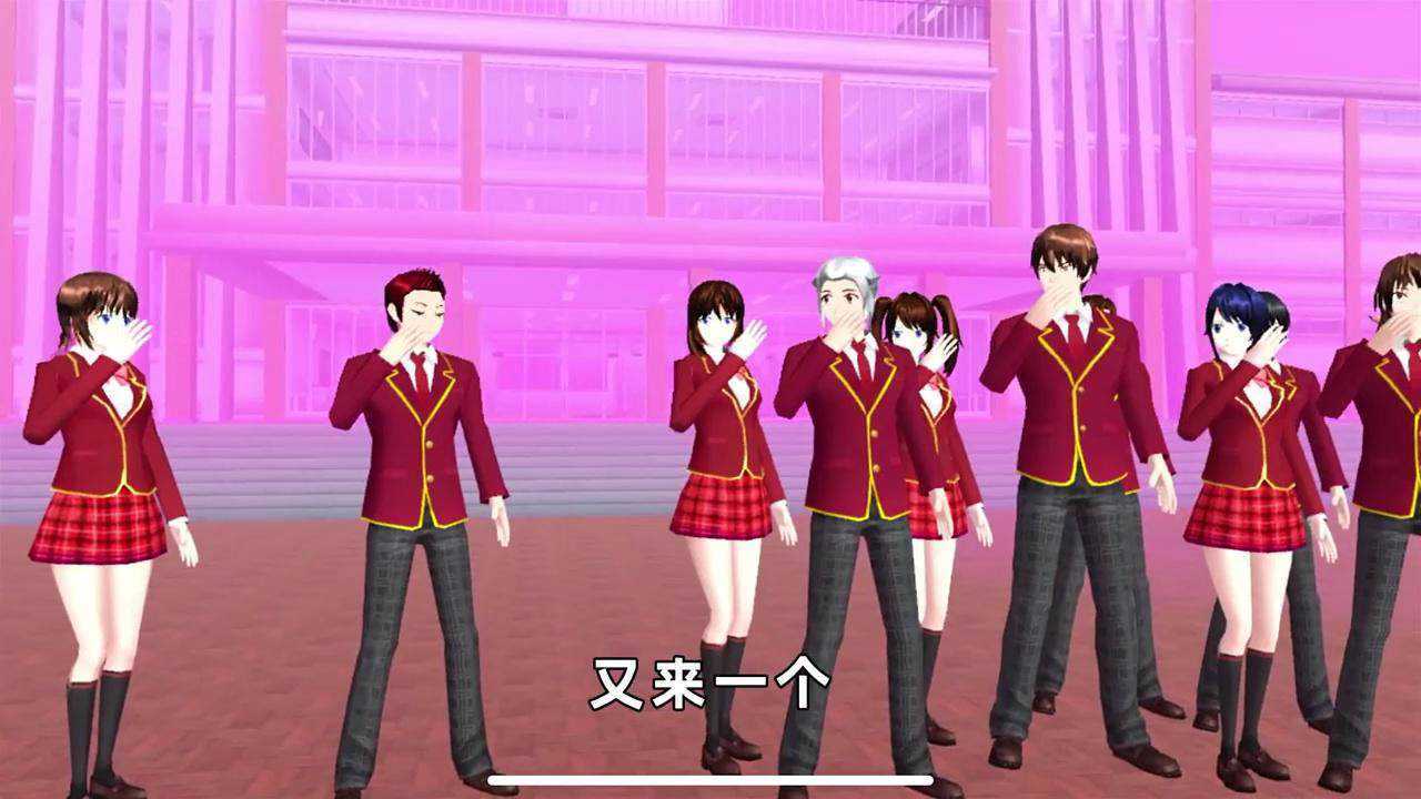 樱花校园模拟器阿秋为朋友打抱不平与恶魔进行谈判