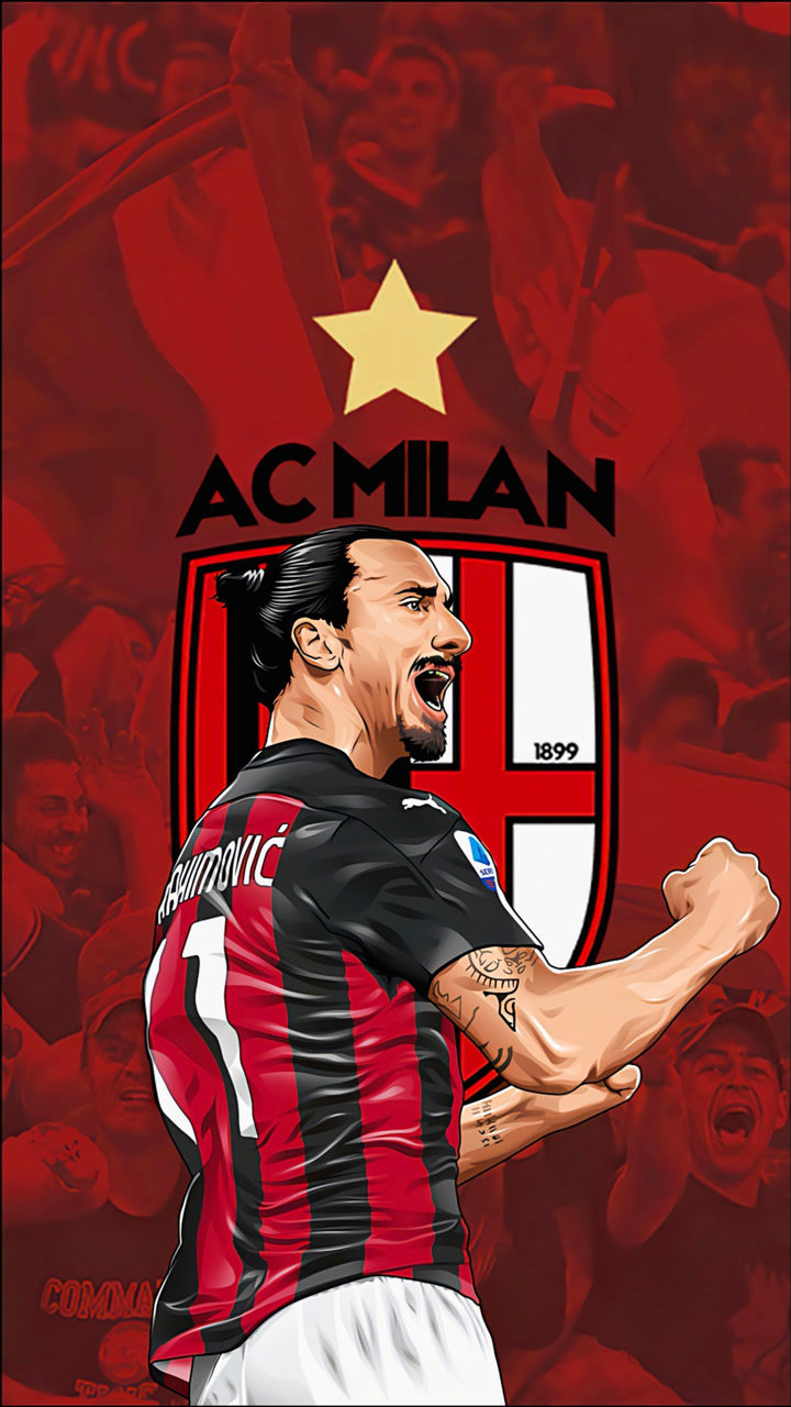 ac米兰,伊布拉希莫维奇屏保来了