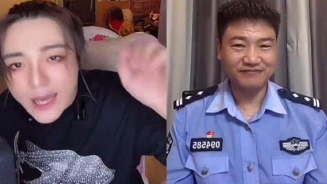 优秀宣传委员!伪娘主播改过自新,主动向警官老陈汇报反诈骗推广工作