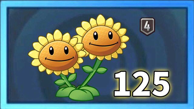 Pvz2植物测评 4阶双胞向日葵,最好的阳光生产植物!