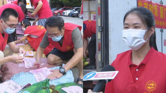 近六千斤的果蔬、四百件防护服一天内集齐!快马加鞭送抵厦门抗疫