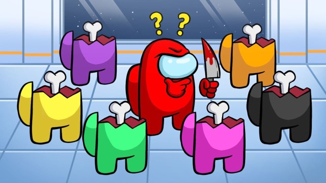 太空狼人杀,老师在给船员们上课,居然变成鸡腿了